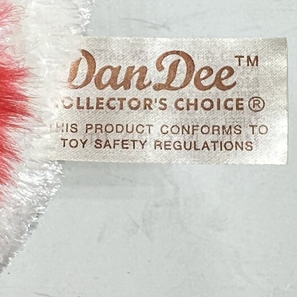 Plush Snowman Dan Dee Collectors Choice Scarf Sweater 14" Hat Snowflakes NWT - Picture 14 of 14